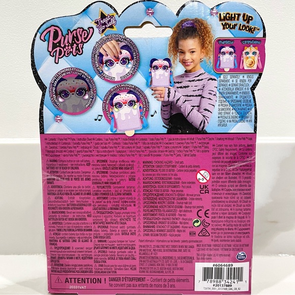 🟤2/$25 NEW Purse Pets Treat Yo Self Pupsicle Interactive Pet/Crossbody Bag - Picture 2 of 3